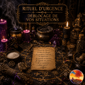Rituel d'urgence déblocage de vos situations